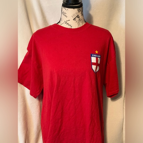 England 2006 FIFA World Cup Red L T Shirt - Picture 1 of 6